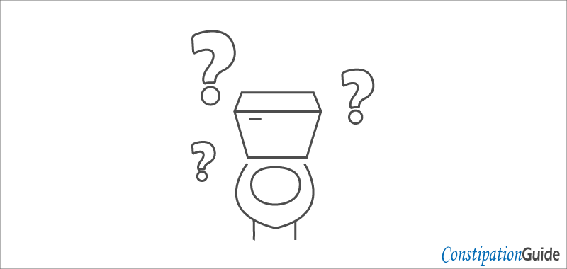 toilet bowl and question marks image